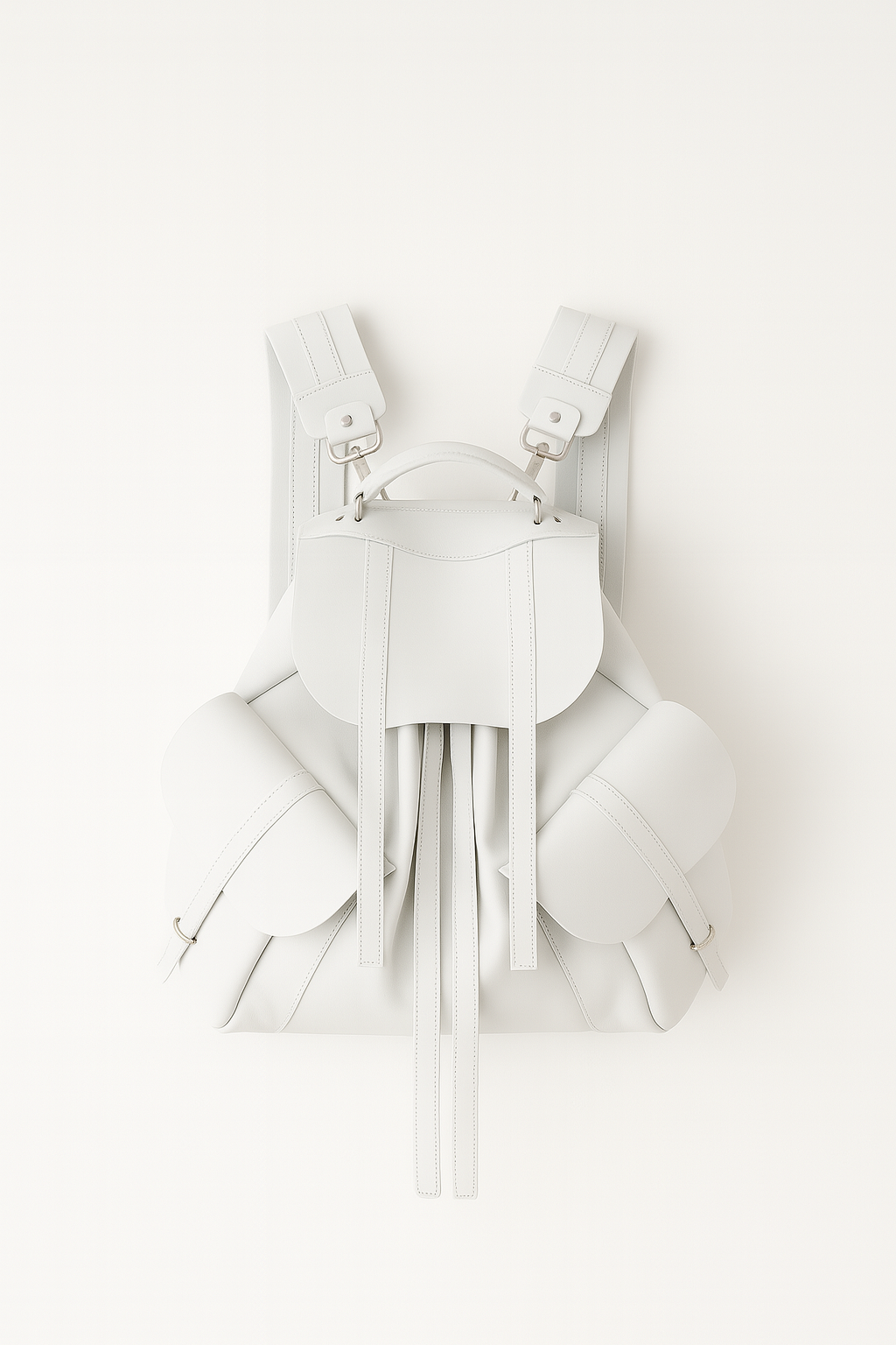 White skin backpack