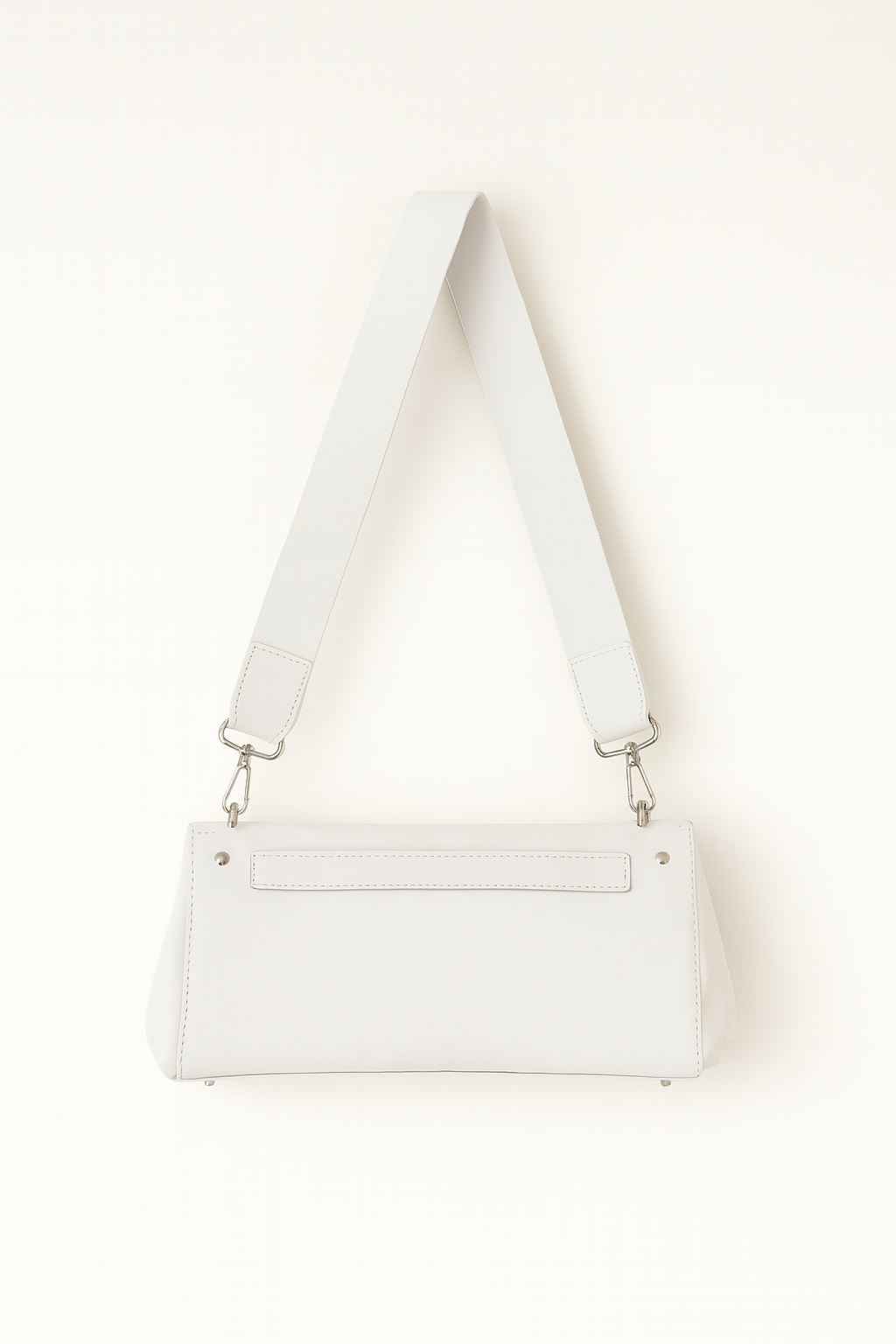 WHITE SKINNED SIDE BAG